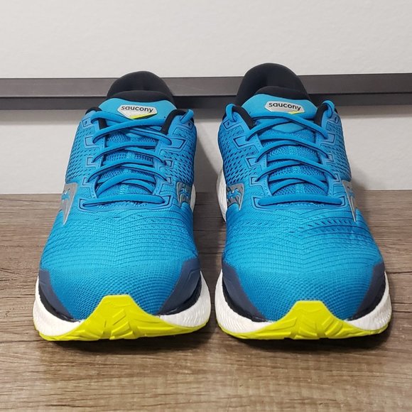 Saucony Triumph 19 Men's Running Shoes Size 15 Blue - Picture 2 of 8